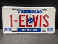 1-Elvis Memphis, Tennessee License Plate.