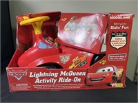 Cars Lightning McQueen Activity Ride-On NIB