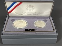 1991 US Mint Mount Rushmore Anniversary Coins