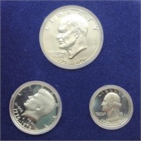 US BICENTENNIAL SILVER PROOF SET