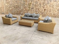 Outdoor Harbor Rope Sofa Set of 4