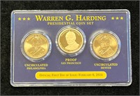Warren G Harding Presidential Coin Set