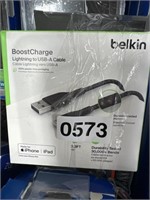 BELKIN LIGHTNING TO USB RETAIL $20