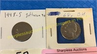 1948-S & 1968-S BU Jefferson nickels