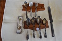 Spoons &wood spoon racks