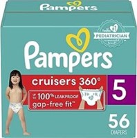 Pampers Cruisers 360 Diapers Size 5 56 Count