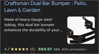 Craftsman Dual Bar Bumper