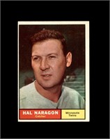 1961 Topps #92 Hal Naragon EX to EX-MT+