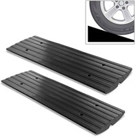4ft Heavy Duty Rubber Threshold Tracks Curb Ramps