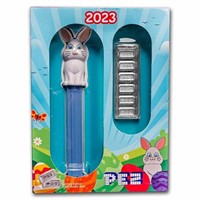 2023 Silver Wafers Pez Gift Set W/ Bunny Dispenser