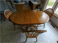 Table with 4 Chairs - Table Measures 60" L x 42"