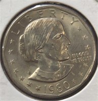 1980s S. Susan b. Anthony dollar