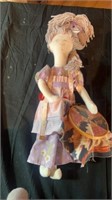“Seamstress” handmade doll