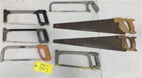 Assorted Hand Saws