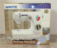 WHITE MIGHTY MENDER SEWING MACHINE