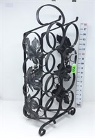 Wrought Iron - 8 Bottle Wine Rack