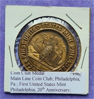 Main Line Coin Club Medal