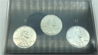 1943 U.S Steel Cent set