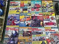 Vintage Popular Hot Rodding Magazines including