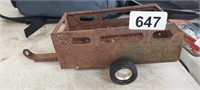 VINTAGE NYLINT FARM PRESSED TRAILER 11"