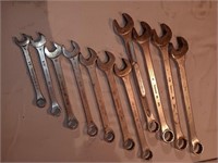 (11) Thorsen Combination Standard Wrenches