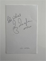 Liz Lanahan original signature