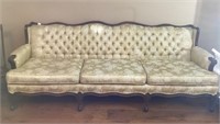 Lovely Vintage French Provincial Couch 78 in long