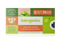 BabyGanics Diapers Size 2 - Babyganics Disposable