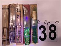Glass Knives (1 Teal Serrated ~ 1 Uranium ~ 3