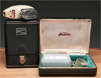 Vintage Sunbeam & Schick Electric Shavers w/ Cases