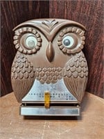 VINTAGE OWL ROLODEX WITH MOVING EYES