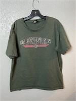 Harley Davidson Boston Dealer Shirt Green