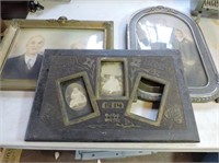 Chipped Carved Fort Henry 1914 Frame w/ Others