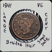 1841 US Large Cent