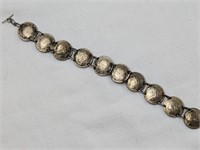 SILVER DIME BRACELET