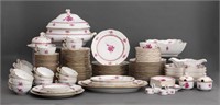 Herend "Raspberry Bouquet" Porcelain Service, 137