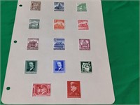 Germany Reich Stamps (1) Sheet
