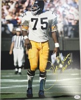 Steelers Joe Greene Signed 11x14 with COA