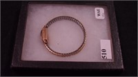 Woman's Benrus watch marked 14K yellow gold