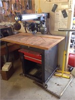 Craftsman radial arm saw and roller stand