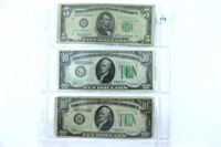 (3) Pieces US Currency