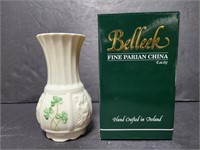 Belleek porcelain mini vase 1989