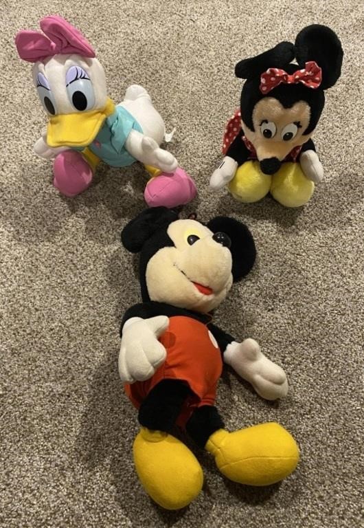 Mickey Mouse, Minnie Mouse and Daddy Duck
