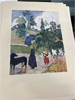 Miscellaneous French art painting Litho lot