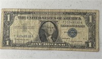 1957B $1 Blue Seal Silver Certificate
