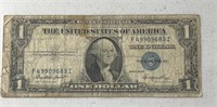 1935E $1 Blue Seal Silver Certificate