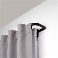 UMBRA DOUBLE ROD CURTAIN SIZE 28-48 INCHES
