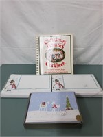 Christmas Cook Book and Cards w/Envelopes