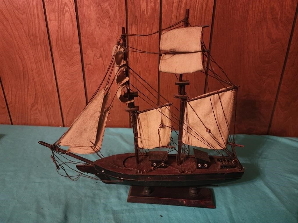 16x15 Schooner Wood Ship