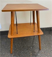 2 Tier Wooden Media Side Table/ End Table